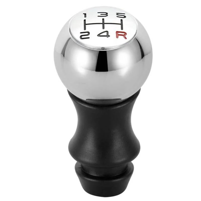 TGUQANM Auto-Schaltknäufe Kompatibel Mit Peugeot 106 206 207 5 Für Geschwindigkeit Auto Schaltknauf Hebel Schalthebel Stick Auto Getriebe Hebel Wechsel Griff Knopf Stick Kopf(Red R) von TGUQANM