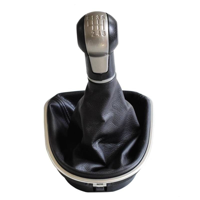 TGUQANM Auto-Schaltknäufe Kompatibel Mit Seat Für Altea 2004 2005 2006 2007 2008 2009 2010 2011 2012 5/6 Für Geschwindigkeit Auto Schaltknauf Auto Getriebe Hebel Ändern Griff(6 Speed) von TGUQANM
