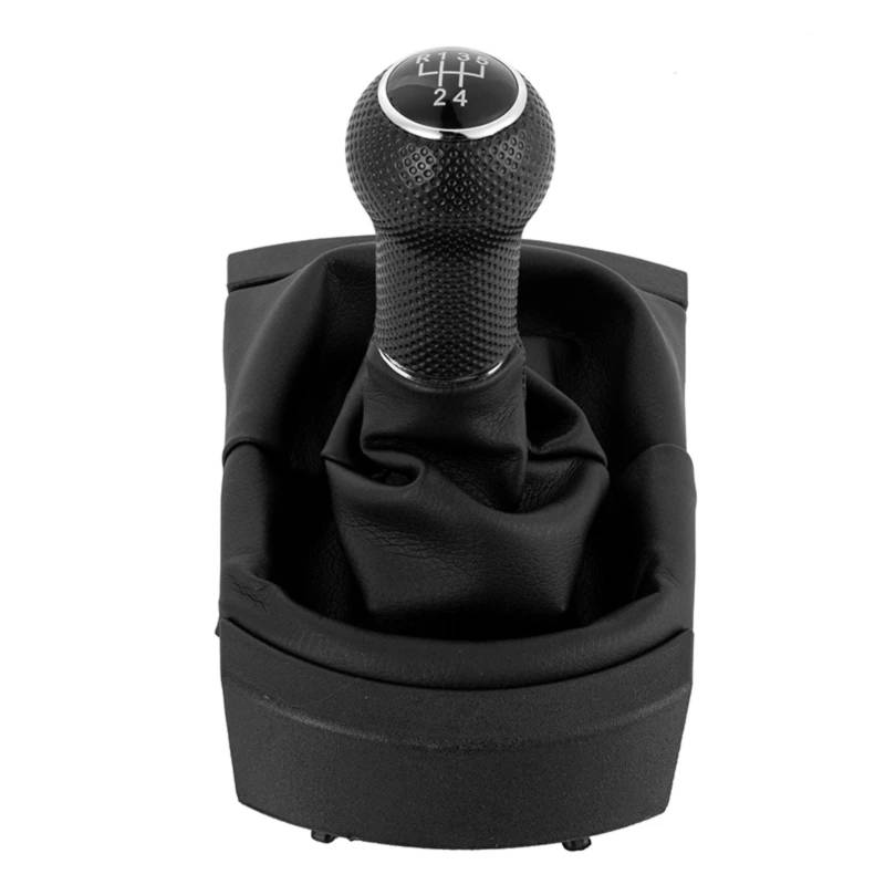 TGUQANM Auto-Schaltknäufe Kompatibel Mit Seat Für Ibiza 2002 2003 2004 2005 2006 2007 2008 2009 2010 5/6 Für Speed ​​Car-Styling Schalthebel Schaltknauf Autozubehör(5 Speed) von TGUQANM