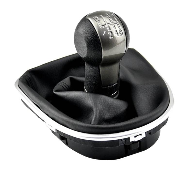 TGUQANM Auto-Schaltknäufe Kompatibel Mit Seat Für Leon 2005 2006 2007 2008 2009 2010 2011 2012 5/6 Für Geschwindigkeitsschaltknauf Schalthebel Auto-Schalthebelkopf(6 Speed) von TGUQANM