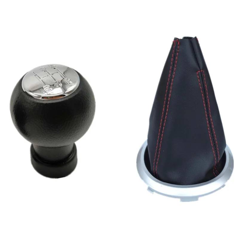TGUQANM Auto-Schaltknäufe Kompatibel Mit Suzuki Für Swift 2005 2006 2007 2008 2009 2010 Schaltknauf Hebelgriffkopf Auto Schaltknauf Schalthebel Wechselgriff(Gear knob Chrome Set) von TGUQANM
