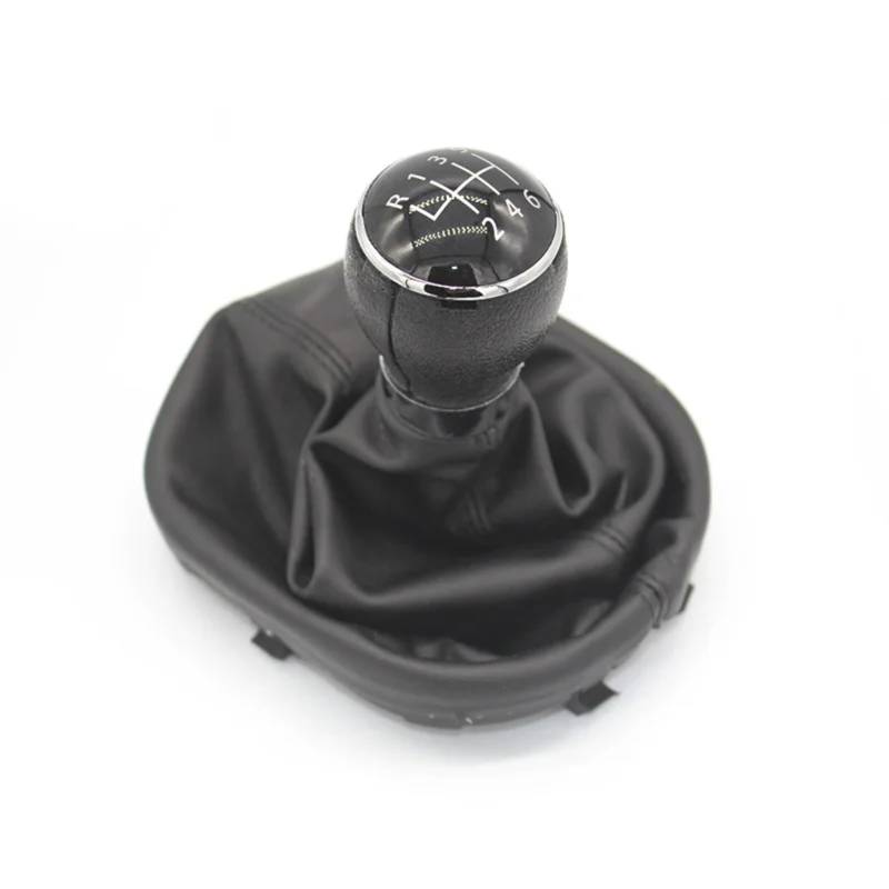 TGUQANM Auto-Schaltknäufe Kompatibel Mit VW Für Caddy Mk2 2004 2005 2006 2007 2008 2009 5/6-Gang-Gamaschen-Kofferraumabdeckung Schaltknauf Auto-Automatik-Schalthebel(6 Speed) von TGUQANM