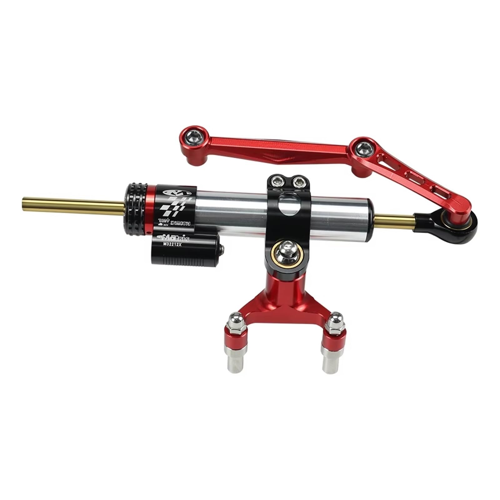 TGUQANM Damper Stabilisator Kompatibel Mit Ducati Für Monster 937 2021 2022 2023 2024. Motorrad-Lenkungsdämpfer-Halterung, Stabilisator-Unterstützung(NO.4) von TGUQANM
