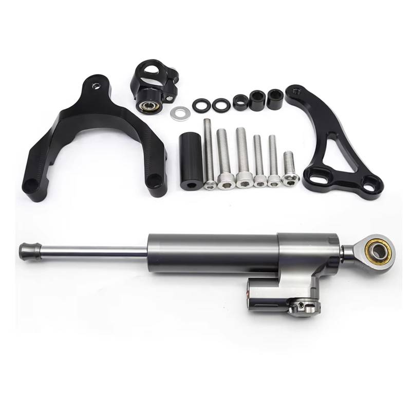 TGUQANM Damper Stabilisator Kompatibel Mit Suzuki Für GSX-S 750 2017 2018 2019 2020 2021 CNC-Carbon-Lenkungsdämpferhalterung(NO.3) von TGUQANM