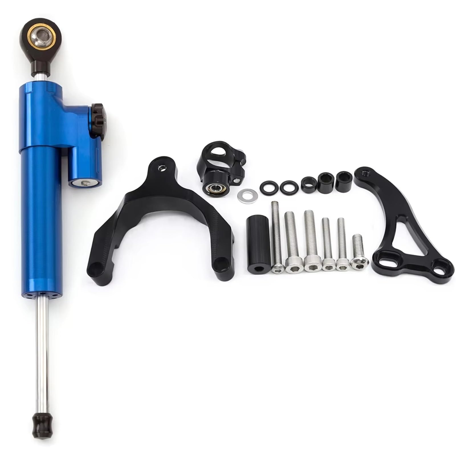 TGUQANM Damper Stabilisator Kompatibel Mit Suzuki Für GSX-S 750 2017 2018 2019 2020 2021 CNC-Carbon-Lenkungsdämpferhalterung(NO.5) von TGUQANM