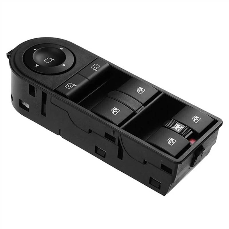 TGUQANM Fensterheber Schalter Kompatibel Mit Opel Für Astra H 2005-2009 Autofensterglas-Hubschalterknopf Autofensterschalterknopf Ersatzteile OEM: 13228877 von TGUQANM