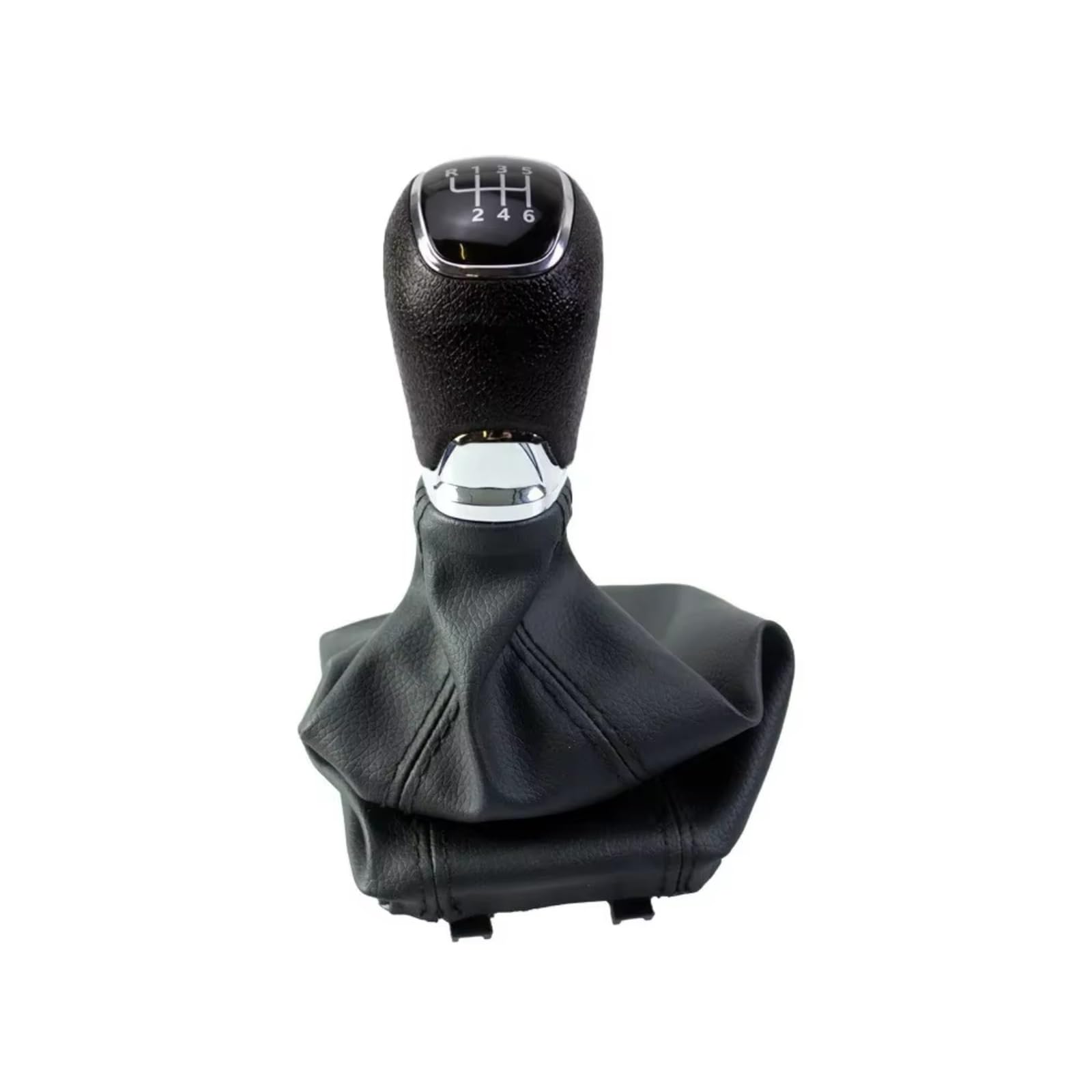 TGUQANM Schaltknauf Gang Kompatibel Mit Skoda Für Octavia A7 Für MK3 2014 2015 2016 2017 5 6-Gang-Schaltknauf Schalthebel Mit Adapter Auto-Schalthebelzubehör(6-Speed) von TGUQANM