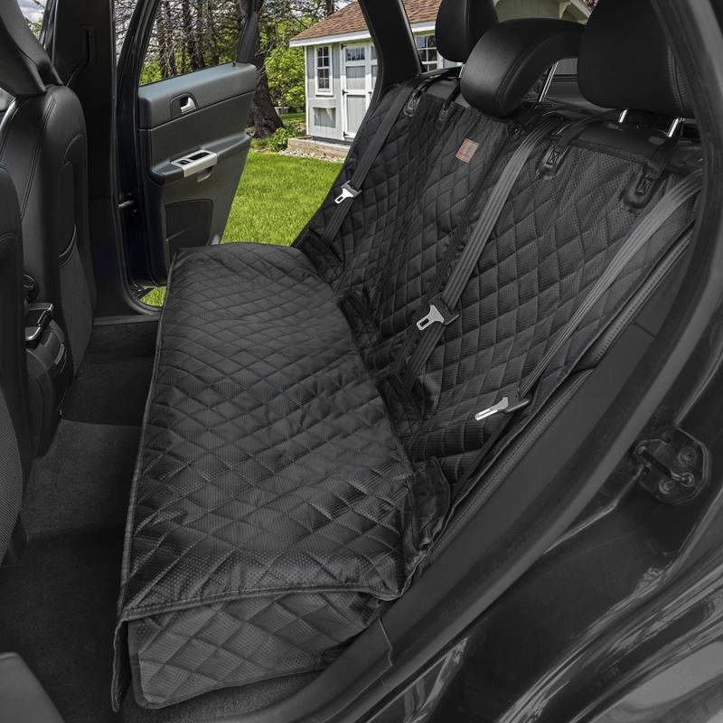 TGYHUJIK Autositzbezug für Audi TT 4 Seats MK2 2007-2014 Hunde-Rücksitzbezüge Wasserdicht und rutschfest von TGYHUJIK