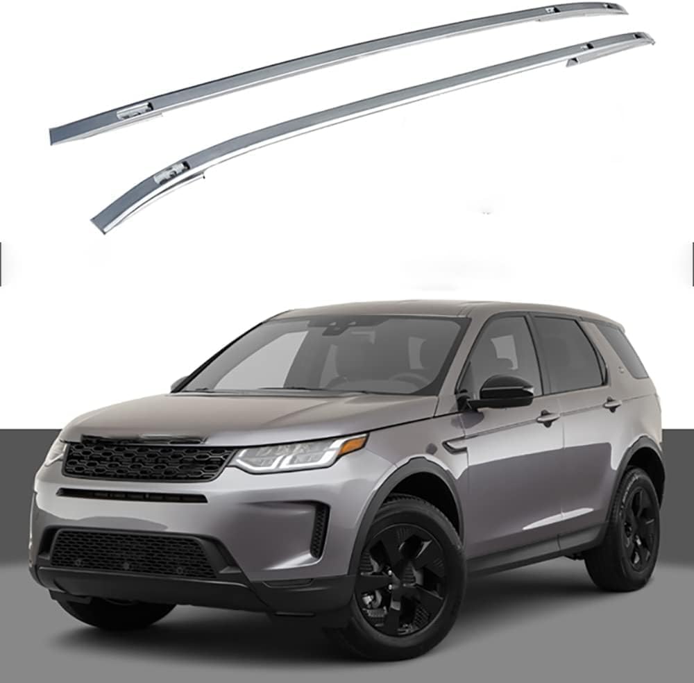 2 Stück Autodachträger Längsstange für L-and Rover Discovery Sport 2015-2022, Aluminium Dachreling Dachträger Gepäckträger GepäCktransport Zubehör,Silver von THERES