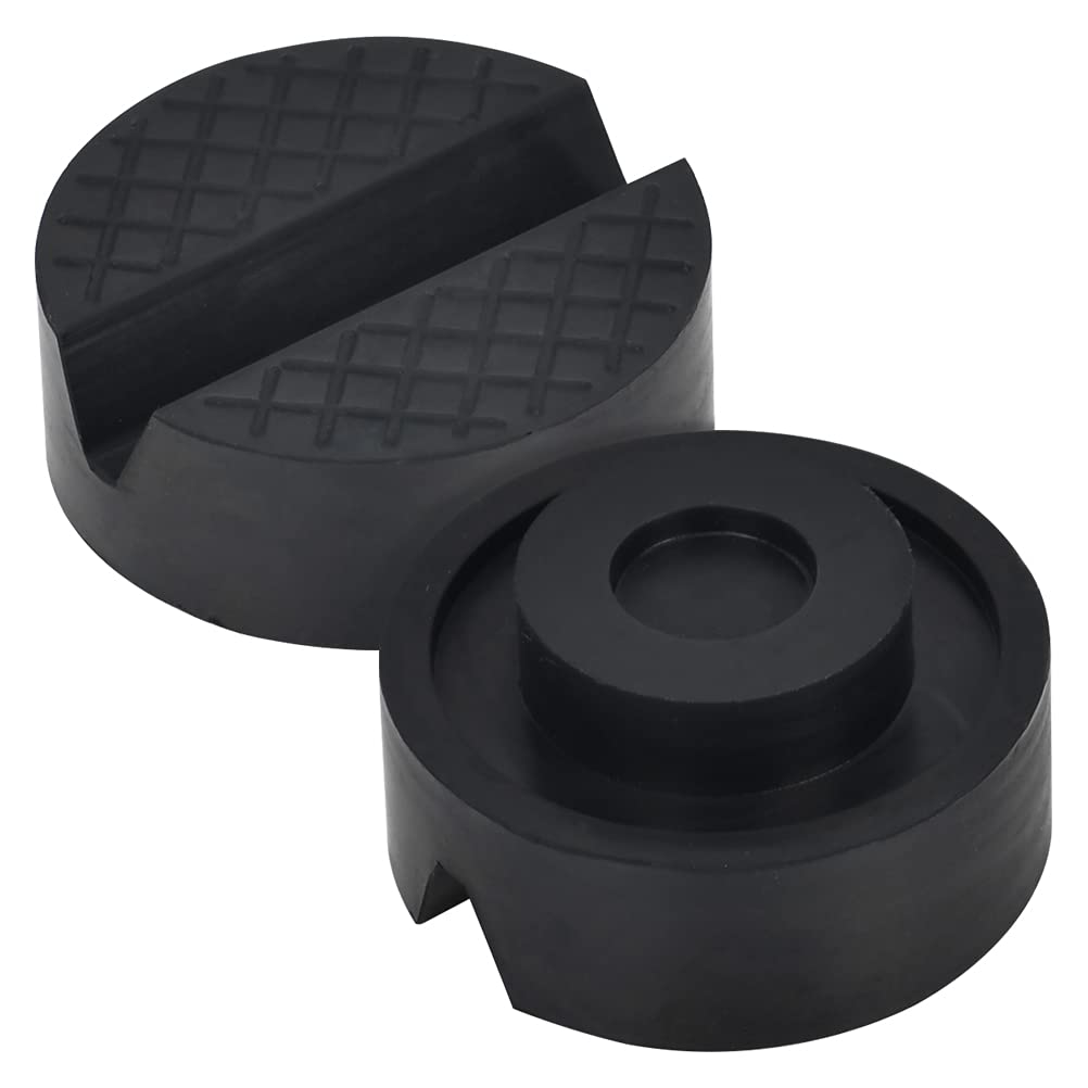 THETHO 2pcs Universelle Wagenheber Gummiauflage Rahmenschienenschutz Trolley Rangierwagenheber Jack Pinch Welds Protector Waffeloberfläche Hebebühnen Seitenrahmenschienenschutz Puck/Pad Rubber65×35mm THETHO 2pcs Universelle Wagenheber Gummiauflage Rahmenschienenschutz Trolley Rangierwagenheber Jack Pinch Welds Protector Waffeloberfläche Hebebühnen Seitenrahmenschienenschutz Puck/Pad Rubber65×35mm von THETHO