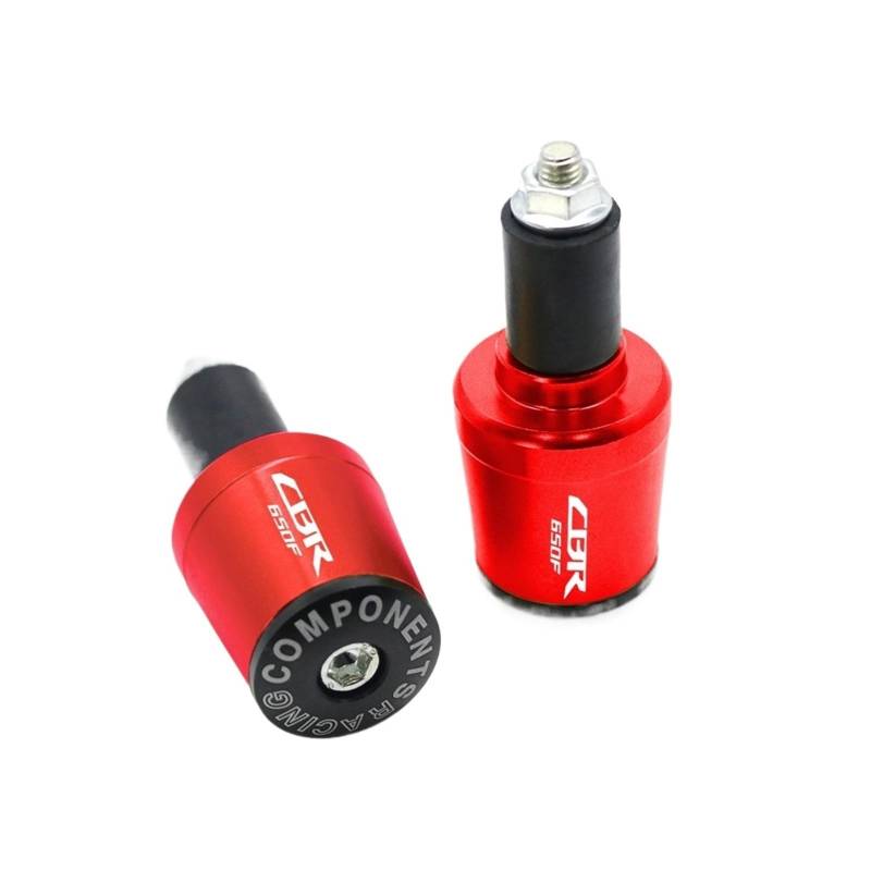 Motorrad Getriebe Balanced Plug Compatible with Hon Da CBR650F CBR650 F CBR 650 F Motorradzubehör Universal-Lenkergriffe Lenkergriff-Endkappenstopfen(Rosso) von THIKK