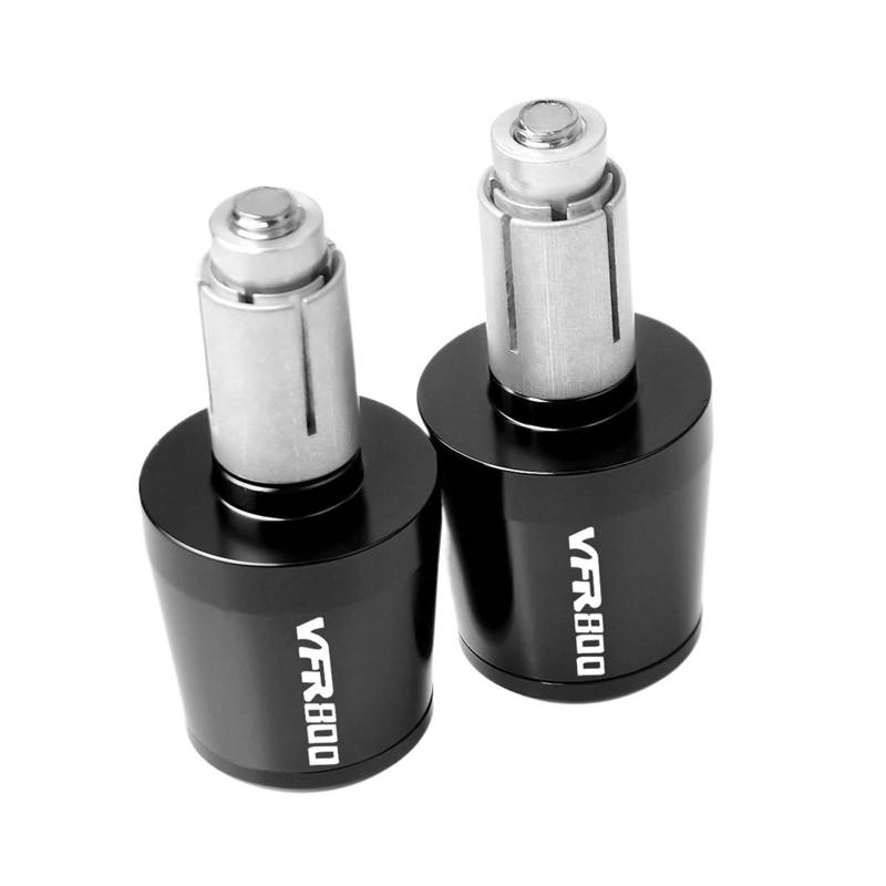 Motorrad Getriebe Balanced Plug Motorradzubehör Lenkergriffe Enden Lenkerenden Griffkappen Compatible with Hon Da VFR800 VFR 800 F 2002 2003 2015-2017(Nero) von THIKK