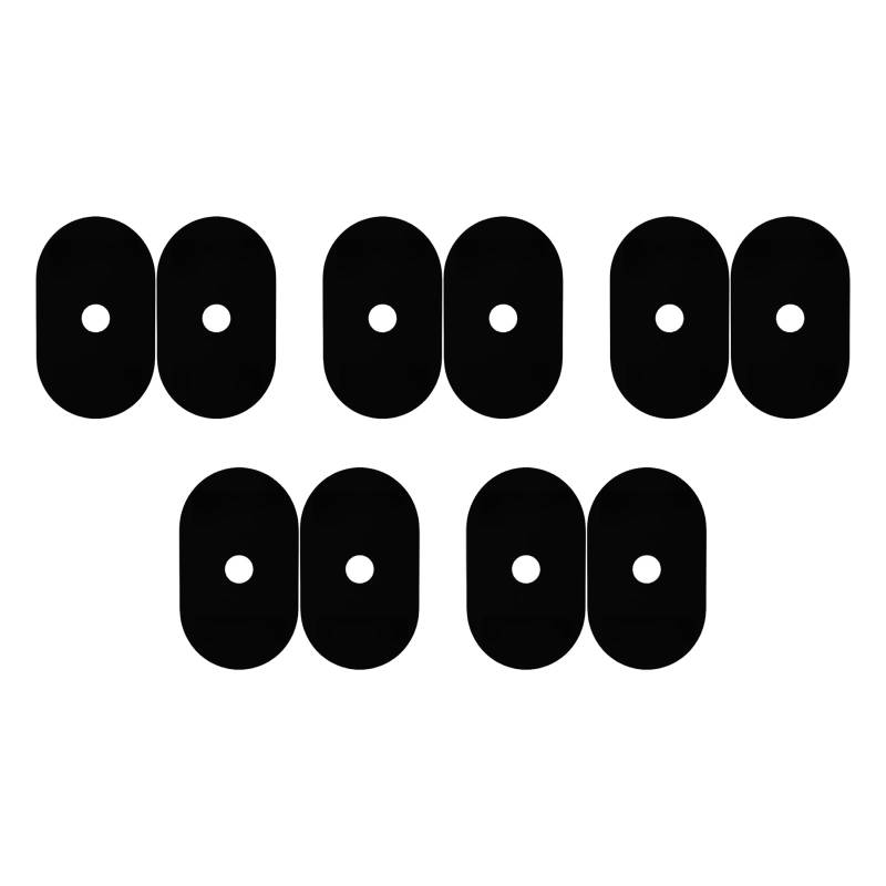 2/5pairs Fahrradventile Aufkleber Mountainbike Reifenluftdüse Schutzaufkleber Wasserdichtes Klebstoff Dichtungskissen von THINCAN