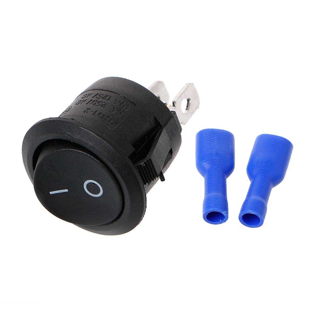 Ein/Aus Runder Rocker Schalter + Weibliche Crimp Spade Connectors Autoboot Ein/Aus Runder Rocker Schalter + Weibliche Crimp Spade Connectors Autoboot von THINCAN