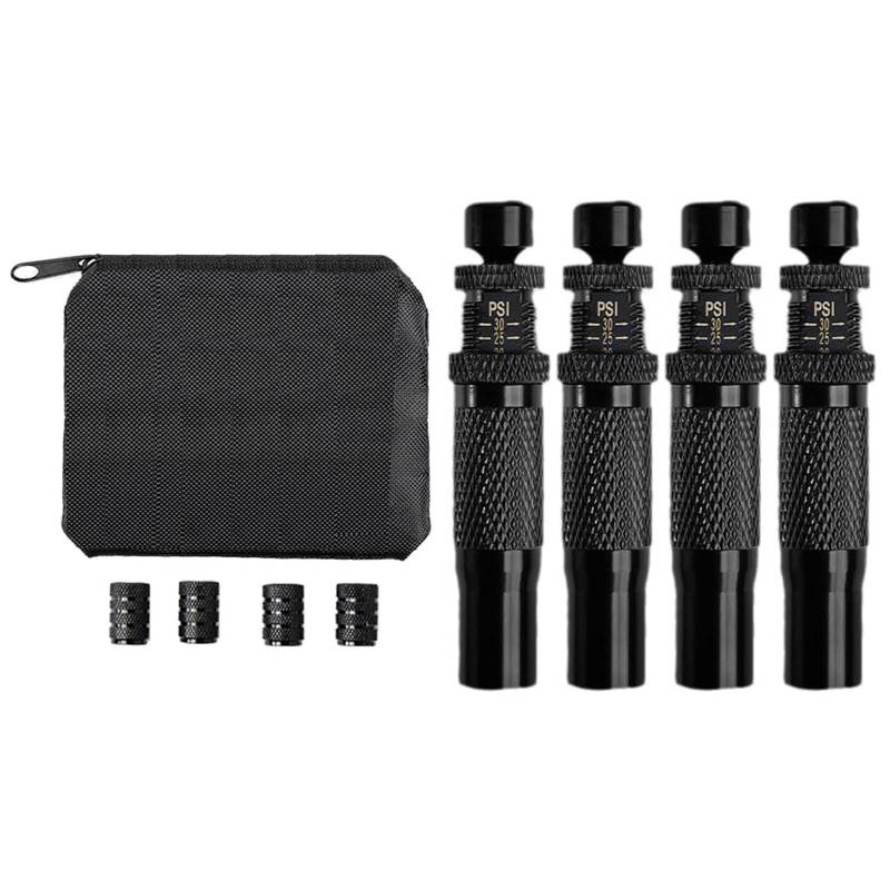 THINCAN Fahrzeug Easy Tire Druckmanagement 4 Deflatoren Einstellbare 0 7-2 1 Bunde Mit Ventilschutzkappen Und Tragetasche von THINCAN