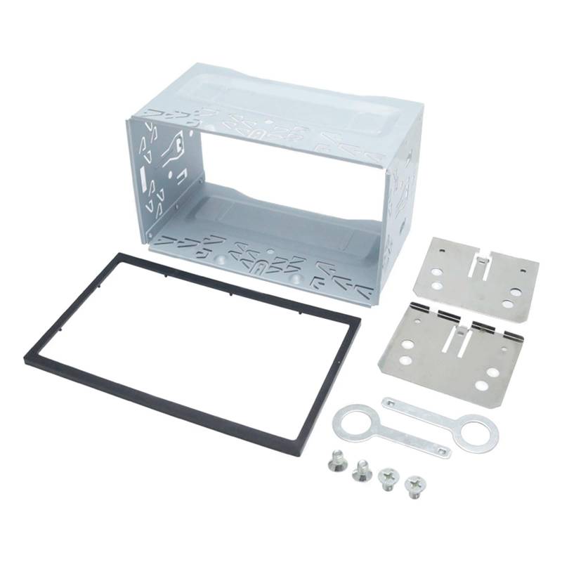 THINCAN Player Car Fascia Double 2 DIN Modifizierte Langlebige Lünde Radio Panel Stereo Rahmen Käfigzubehör von THINCAN