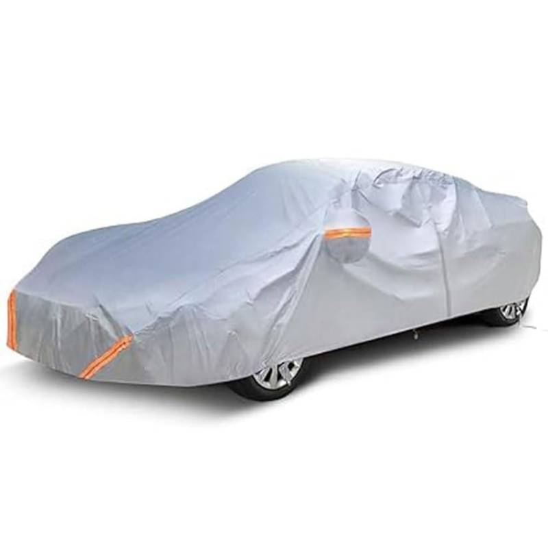 Auto Volle Abdeckung für Benz C-Class W206 Sedan 2021, All Weather Ganzgarage Winddicht Regen Abdeckplane Autoabdeckung Staub Sonnen Schneedichte Outdoor Autoplane,Sliver von THNIKK