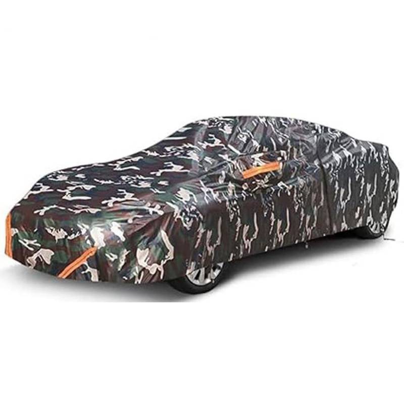 Auto Volle Abdeckung für Hillman Husky 1954-1970, All Weather Ganzgarage Winddicht Regen Abdeckplane Autoabdeckung Staub Sonnen Schneedichte Outdoor Autoplane,Camouflage von THNIKK