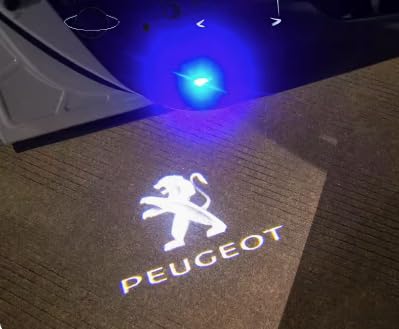 THOMIX Auto Door Projektolicht Willkommenslicht für Peugeot 5008 4008 508 408, Autotür Türbeleuchtung WillkommensLicht Auto Beleuchtung Projektor Zubehör,2PCS von THOMIX