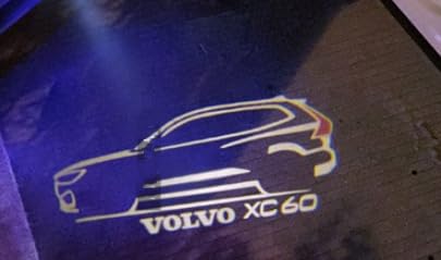 THOMIX Auto Door Projektolicht Willkommenslicht für Volvo XC60, Autotür Türbeleuchtung WillkommensLicht Auto Beleuchtung Projektor Zubehör,2PCS von THOMIX