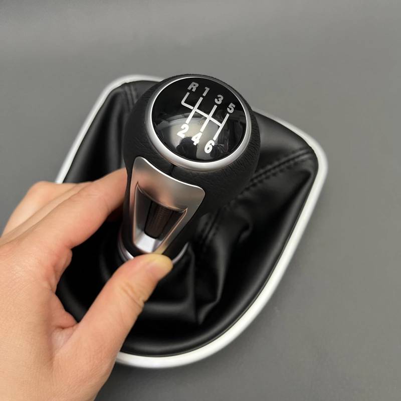 Auto-Schalthebel-Kits Kompatibel Mit Seat Für Leon II Für Toledo III Für Altea XL 2005 2006 2007 2008 2009 2010 2011 2012 5/6-Gang-Schaltknauf Schalthebelhebel(6 Speed) von THRU