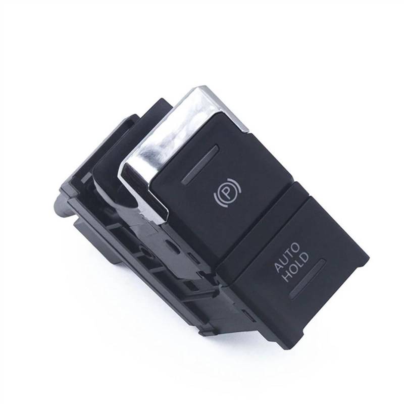 THRU Handbremsschalter Taster Kompatibel Mit VW Tiguan MK2 2016-2024 Elektronische Handbremse Parkplatz Handbremsschalter Knopf 5NA927255 Black Drucktaste Manuell Druckknopf Oberflächenmontage 1-Weg von THRU
