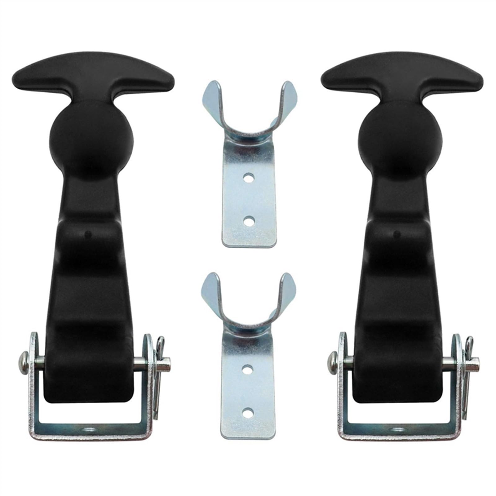Motorhaubenentriegelung 2 Packungen 4,7-Zoll-T-Griff-Zugriegel Mit Halterungen, Flexible Gummi-Haubenverriegelung Mit T-Griff, Für Motorhaube, Fahrzeugmotor Motorhaubenentriegelung 2 Packungen 4,7-Zoll-T-Griff-Zugriegel Mit Halterungen, Flexible Gummi-Haubenverriegelung Mit T-Griff, Für Motorhaube, Fahrzeugmotor von THRU