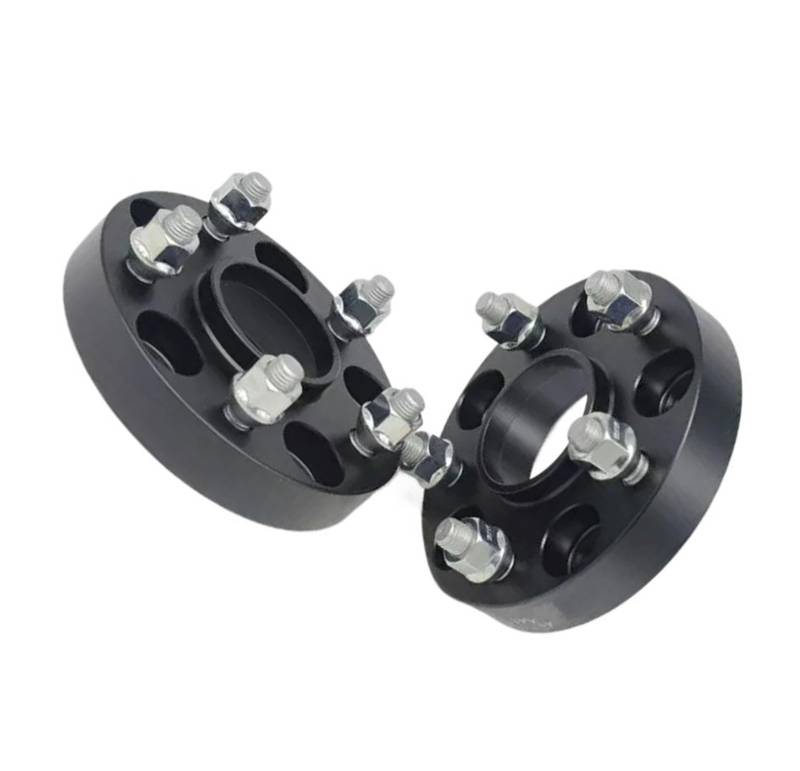 Satz Spurverbreiterung Kompatibel Mit Tesla Für Model 3 Auto-Radabstandshalter Unterlegscheiben Platte 5 X 114,3 Hubzentrische 64,1 Mm Radabstandshalter-Adapter Trennstücke 15–35 Mm M14 X 1,5(25mm) von THRU