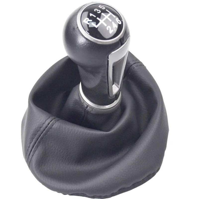 THRU Auto-Schalthebel-Kits Kompatibel Mit Seat Für Ibiza IV Manuelles 5-Und 6-Gang-Auto Schalthebel Schaltknauf Hebel Handball Gamasche Kofferraumabdeckung Autoteile(6 Speed) von THRU