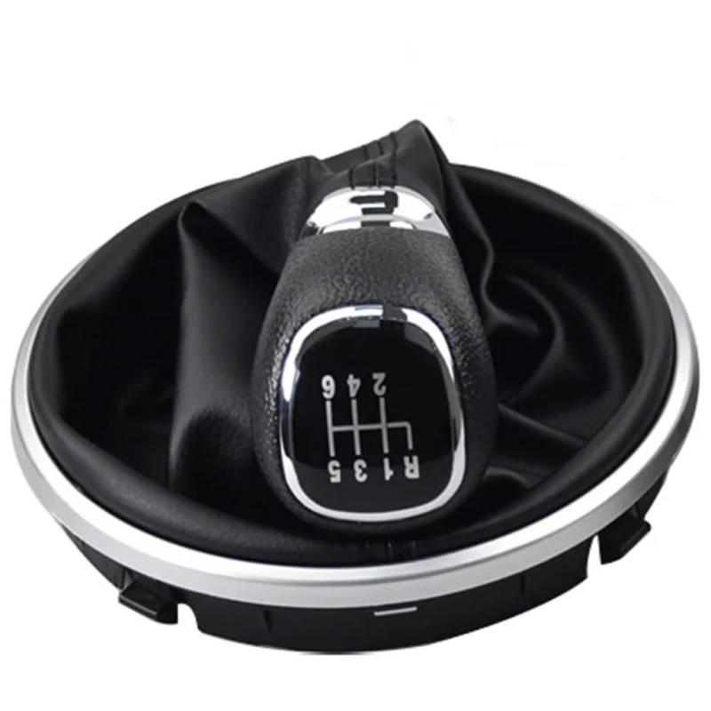 THRU Auto-Schalthebel-Kits Kompatibel Mit Skoda Für Fabia II Für Combi MK2 2007 2008 2009 2010 2011 2012 2013 2014 Autoteile-Handbuch 5/6 Gang Schaltknauf Griff Schalthebel(6 Speed) von THRU