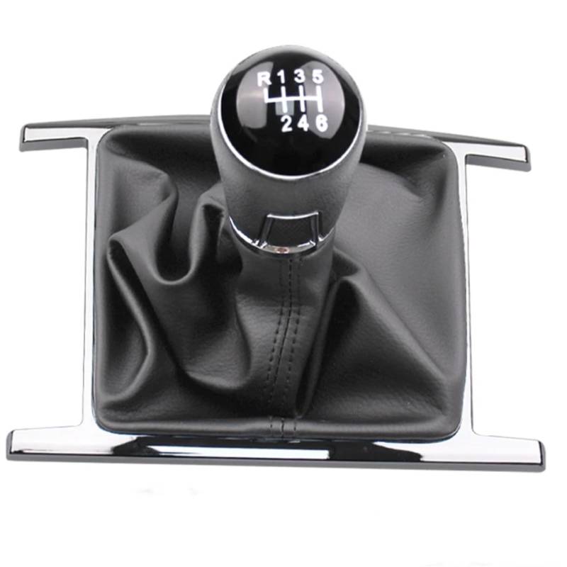 THRU Auto-Schalthebel-Kits Kompatibel Mit Vw Für Amarok 2010 2011 2012 2013 2014 2015 2016 2017 2018 2019 2020 2021 2022 Auto-Handbuch 6-Gang-Schaltknauf Gamasche Manschettenmanschette von THRU