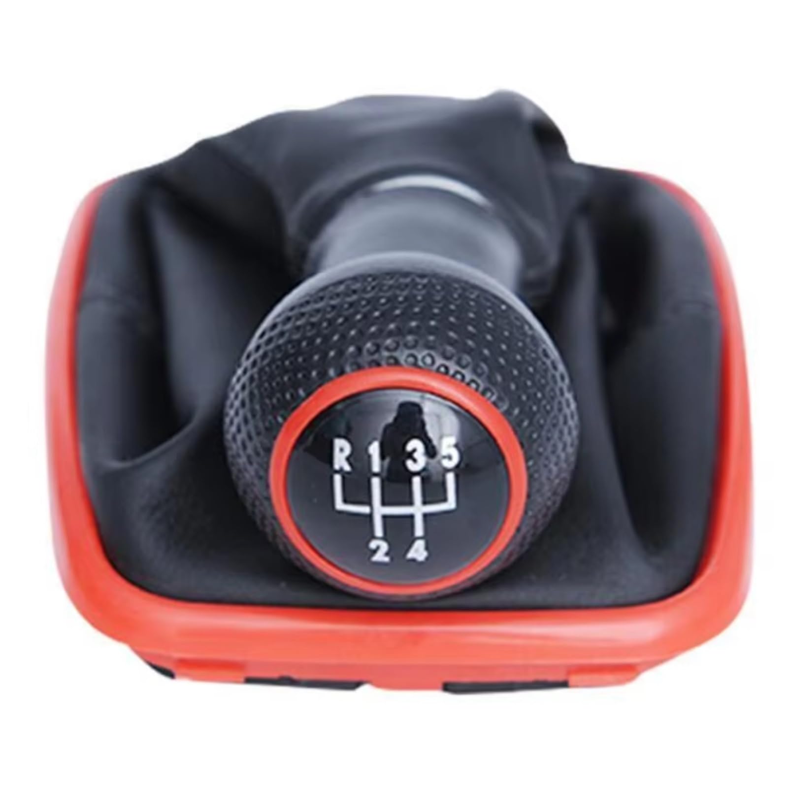 THRU Auto-Schalthebel-Kits Kompatibel Mit Vw Für Golf 4 2003 2004 2005 2006 2007 2008 5/6 Gang Schaltknauf Hebel Schalthebel Gaitor Boot Autoteile(5 Speed) von THRU