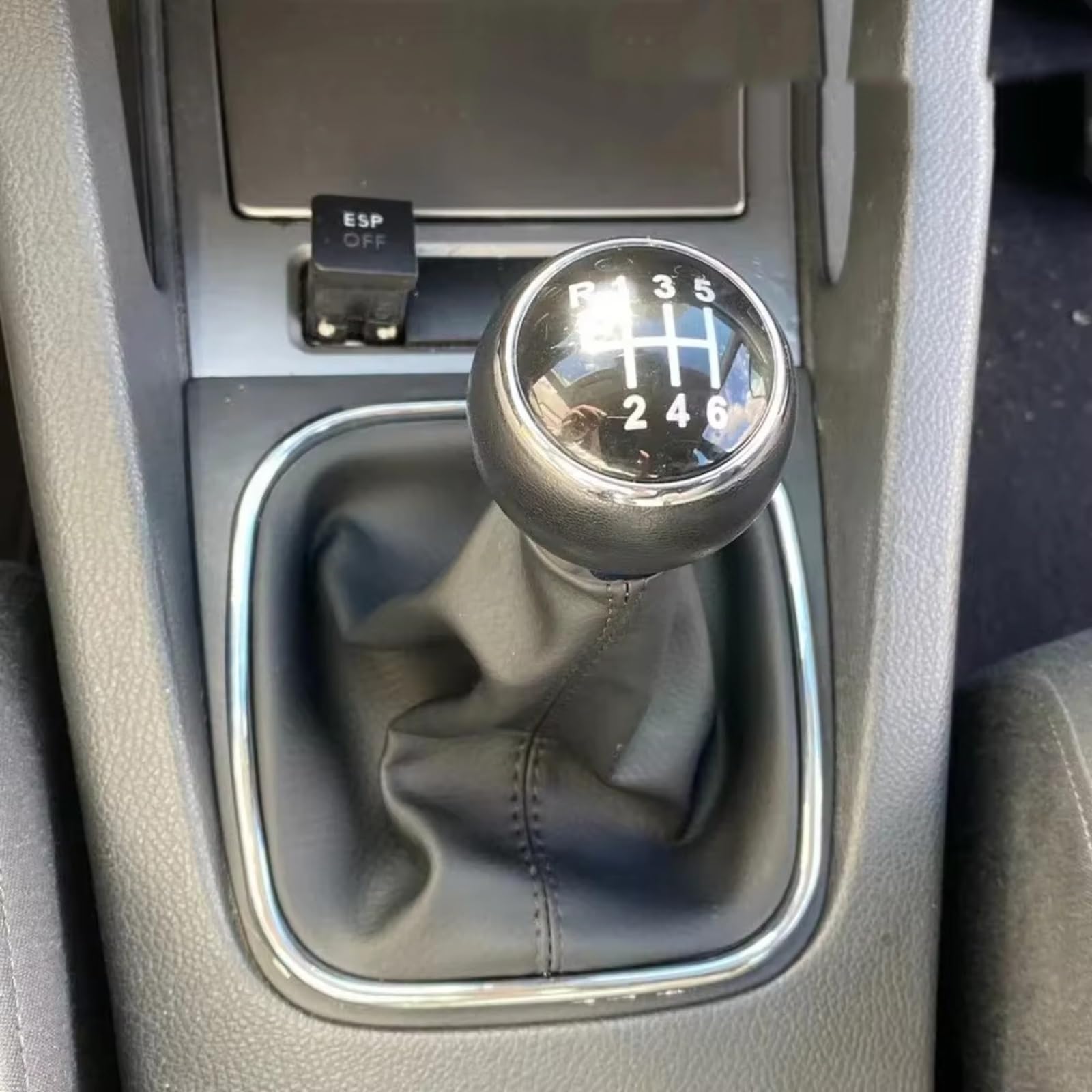 THRU Auto-Schalthebel-Kits Kompatibel Mit Vw Für Golf 6 Für J&etta MK6 2010 2011 2012 2013 2014 Autoteile 5/6-Gang-Schaltknauf(6 Speed) von THRU