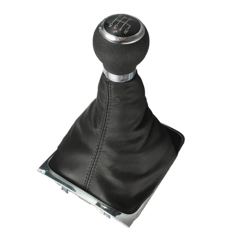 THRU Auto-Schalthebel-Kits Kompatibel Mit Vw Für Passat Für B6 2005 2006 2007 2008 2009 2010 2011 2012 6-Gang-Schalthebel Mit Manuellem Chome-Schaltknauf von THRU