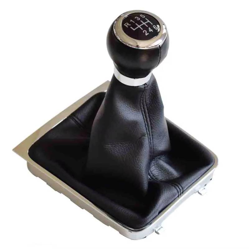 THRU Auto-Schalthebel-Kits Kompatibel Mit Vw Für Passat Für B6 2005 2006 2007 2008 2009 2010 2011 2012 Manueller Auto-Schaltknauf Stick Shifter 5 6 Gang Gaitor Kofferraumabdeckung(6 Speed) von THRU