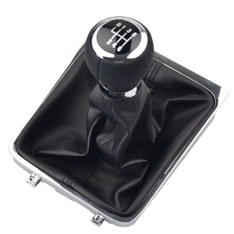 THRU Auto-Schalthebel-Kits Kompatibel Mit Vw Für Passat Für B6 2005 2006 2007 2008 2009 2010 2011 5/6 Gang Schaltknauf Hebel Stick Gamasche Kofferraumabdeckung Autoteile(6 Speed) von THRU