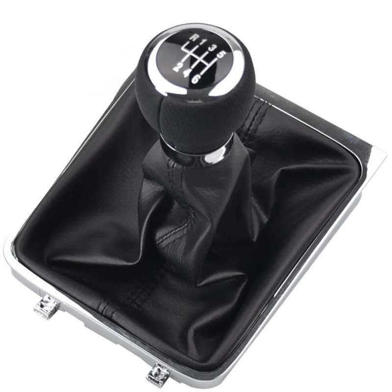 THRU Auto-Schalthebel-Kits Kompatibel Mit Vw Für Passat Für B6 2005 2006 2007 2008 2009 2010 2011 Manuelle 5/6-Gang-Schaltknauf Hebel Stick Gamasche Kofferraumabdeckung(6 Speed) von THRU