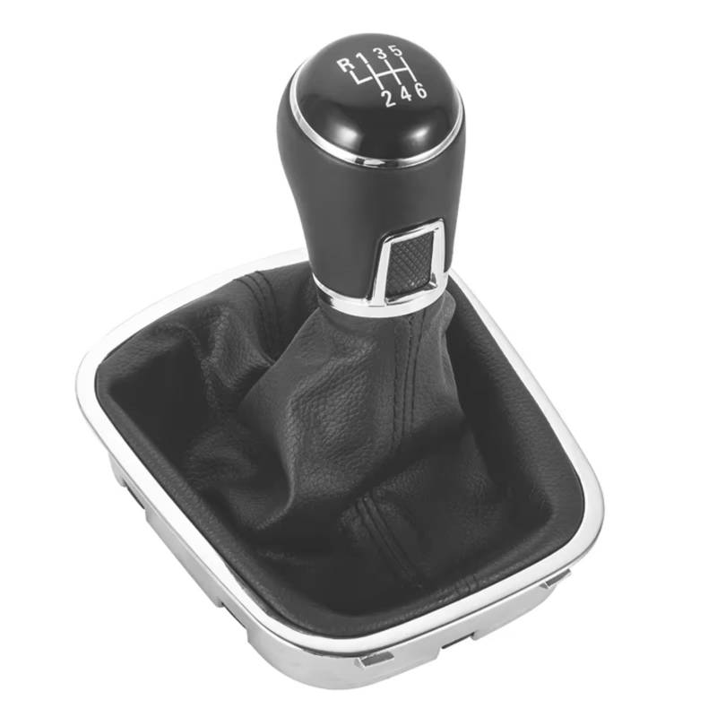 THRU Auto-Schalthebel-Kits Kompatibel Mit Vw Für Polo Für 6C 2015 2016 2017 2018 5-Gang-/6-Gang-Schalthebel-Stick Schaltknauf Kofferraum Auto-Styling(6 Speed) von THRU
