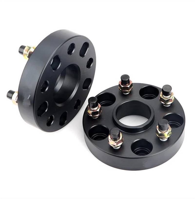 THRU Satz Spurverbreiterung Kompatibel Mit Chevrolet C1500 Für Silverado 25/30/35/40/50 Mm PCD 5 X 127 CB 78,1 Mm Auto-Rad-Distanzstück-Adapter 5 Lug Felgen-Distanzstücke M14 X 1,5(2PCS 35mm) von THRU