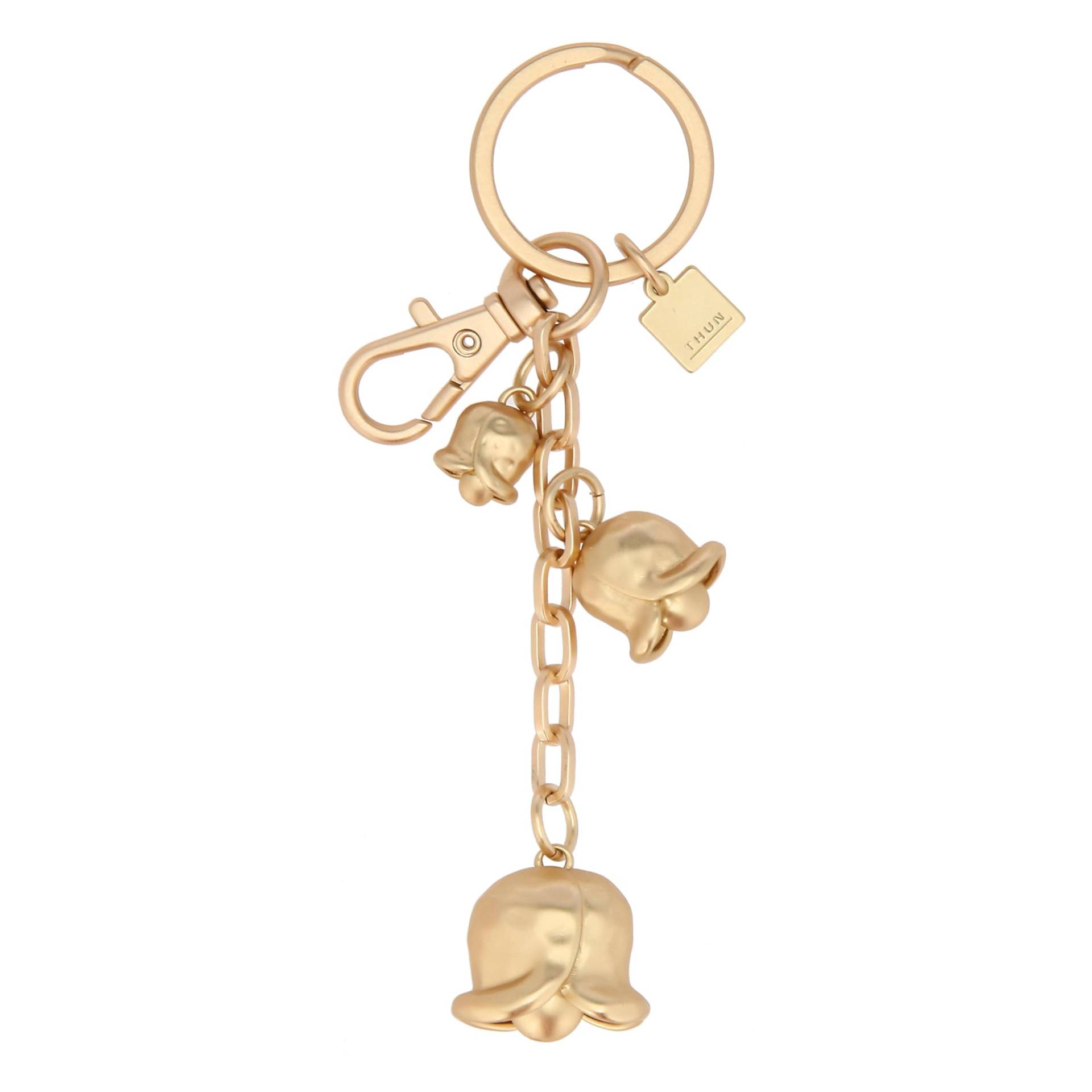 THUN - Schlüsselanhänger 3 Charms Tulpen - Metall, Kaltemaille - Kollektion Sempre con me - 10 cm THUN - Schlüsselanhänger 3 Charms Tulpen - Metall, Kaltemaille - Kollektion Sempre con me - 10 cm von THUN