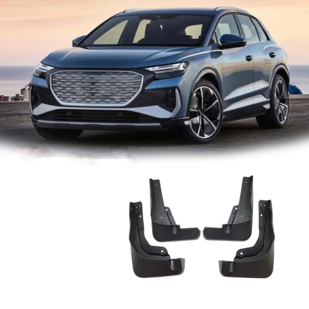 Auto Schmutzfänger Kit, Kompatibel mit Audi Q4 E-Tron Etron 2023 2024, Automotive Exterior von THetie