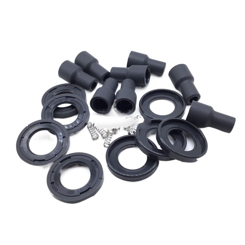 Gummi-Zündspulen-Steckerkappe, Steckerabdeckung, kompatibel mit 90919-11009 90919 11009 Kompatibel mit Yaris Vios(8PC) von THgfdZX