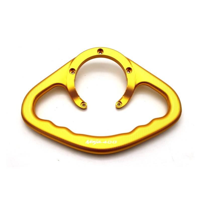 Motorrad Beifahrergriff Compatible with Kawasa Ki NIN JA 400 400 NINJA400 2018 2019 2020 2021 CNC Motorrad Passagier Handgriffe Handgriff Tank Grab Bar Griffe Armres(Gold) von THikk