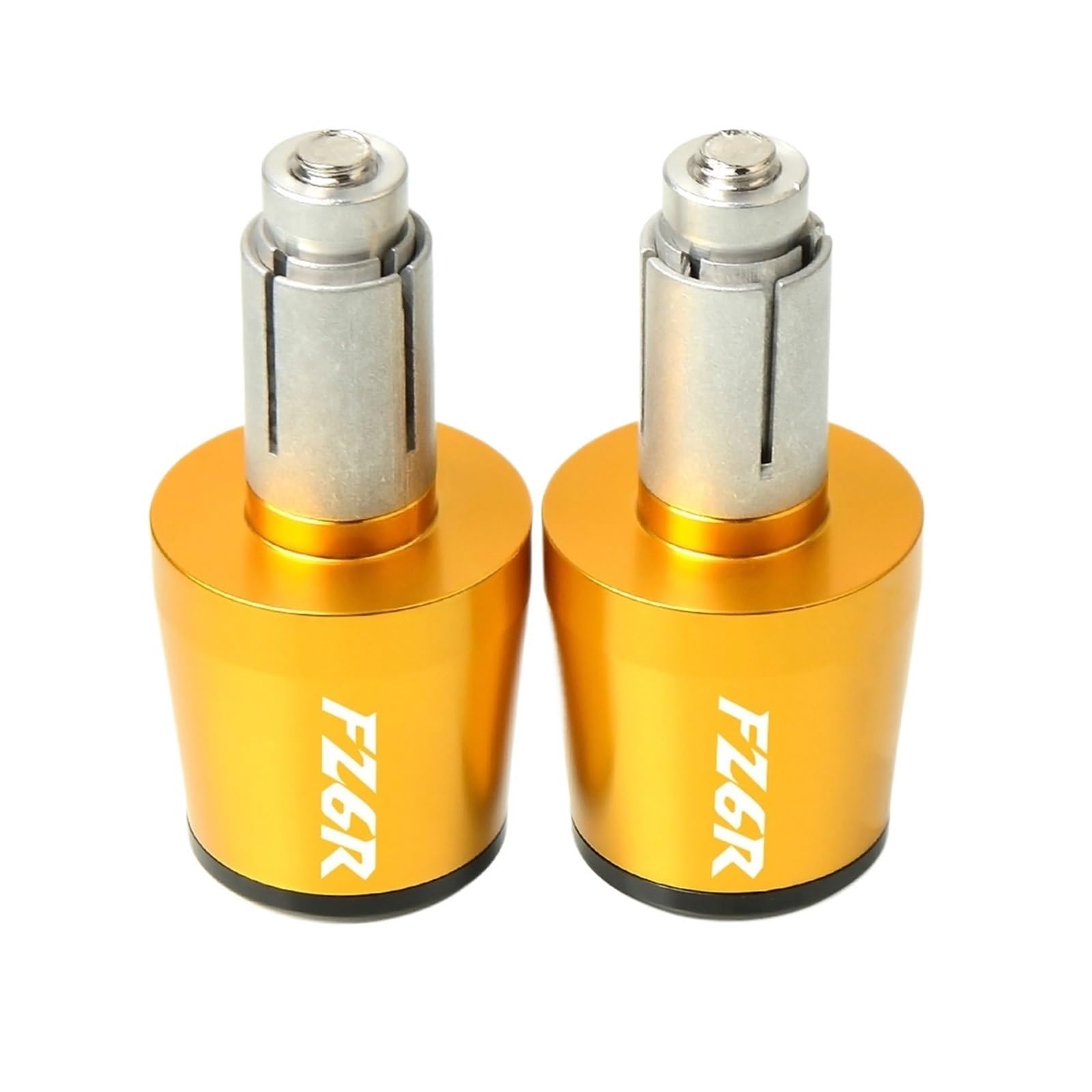 Motorrad Getriebe Balanced Plug Compatible with Ya ma ha FZ6R FAZ ER600 FZ6S/FZ6N FZ6R FZ6 FAZ ER 2005-2010 Gewichte Lenkergriffe Kappe Motorrad Lenkergriffe Bar Ends Plug(Gold) von THikk