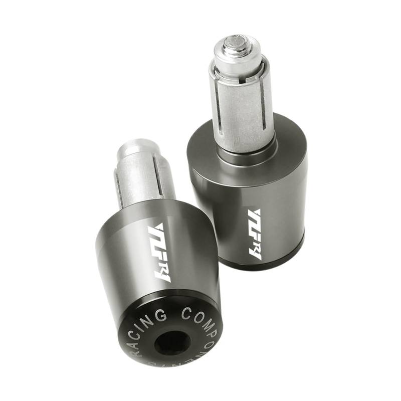 Motorrad Getriebe Balanced Plug Lenkergriffe Lenkerenden Compatible with Ya ma ha ZFR1 YZF-R1 YZF R1 R1M R1S 2006 2007-2015(Grey) von THikk