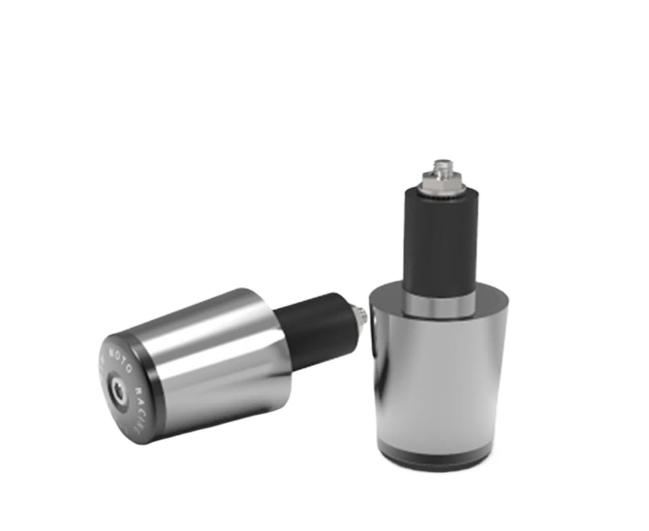 Motorrad Getriebe Balanced Plug Motorrad CNC 7/8 '' Lenkerende Lenkergriffe Endkappe Compatible with Ya ma ha YZF R1 YZF1000R YZF R6 YZF600R R1 R6 R3 R25 R125(Silver) von THikk