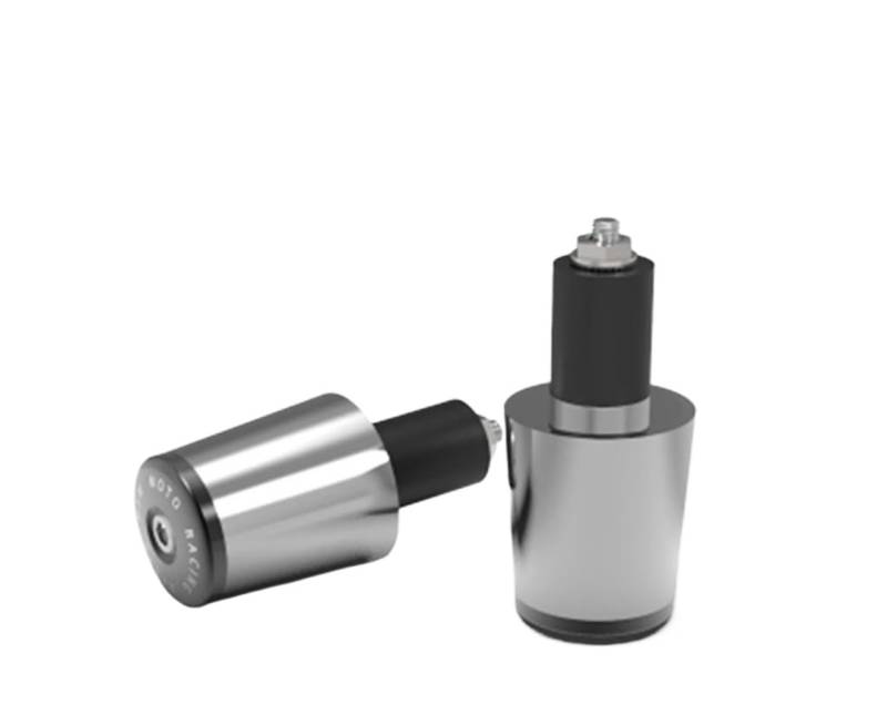Motorrad Getriebe Balanced Plug Motorrad CNC 7/8 '' Lenkerende Lenkergriffe Endkappe Compatible with Ya ma ha YZF R1 YZF1000R YZF R6 YZF600R R1 R6 R3 R25 R125(Silver) von THikk
