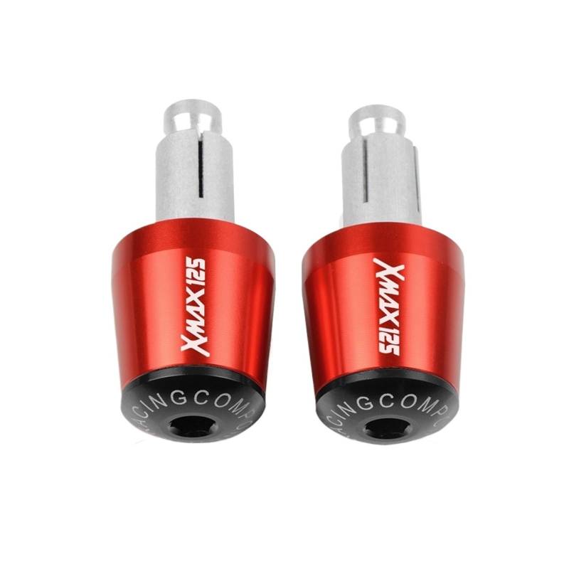 Motorrad Getriebe Balanced Plug Motorrad Lenkergriffe Ende Lenkerkappe Endstopfen MIT Compatible with Ya ma ha XMAX125 Xmax 125 XMAX-125(H) von THikk