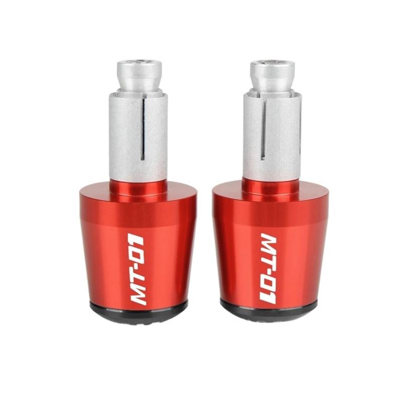 Motorrad Getriebe Balanced Plug Motorradzubehör Lenker Handgriffe Lenkerendkappe Compatible with Ya ma ha MT01 MT 01 MT-01 2004-2009(N) von THikk