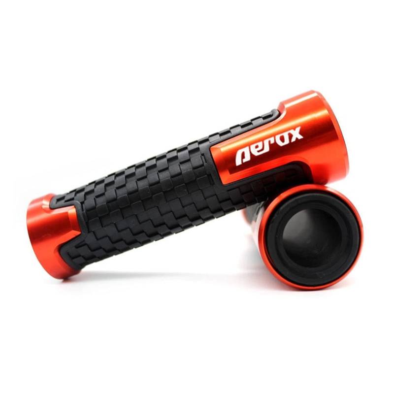 THIKK Compatible with Ya ma ha Aerox155 Aerox 155 2017 2018 Motorradzubehör 7/8'' 22MM CNC Lenkergriffe Lenkergriff Lenker Lenkergriffe(Orange) von THikk